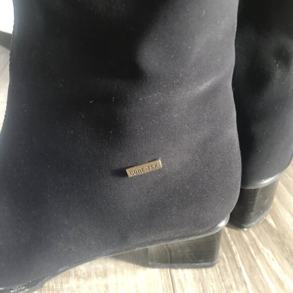 Ara Black Waterproof Gore-Tex Knee High Tall Boots Size 7 - 7.5 - Picture 4 of 8